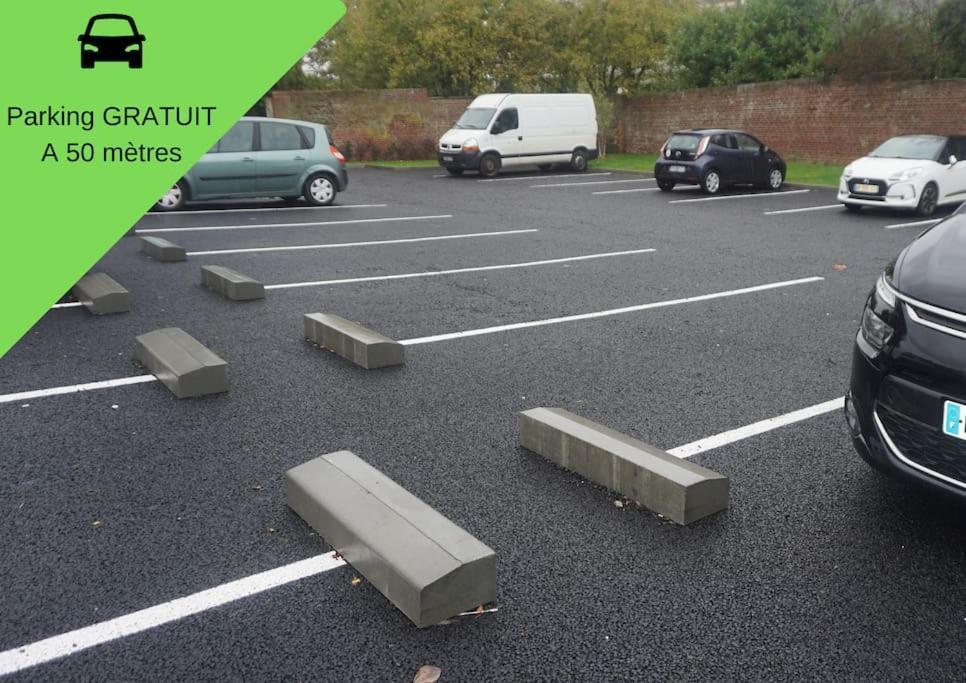 Cosy T2 Wifi Parking Proche Gare Centre Ville Saint-Quentin  Bagian luar foto